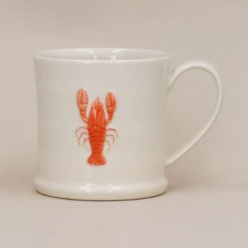 Gisela Graham Lobster Embossed Stoneware Mini Mug