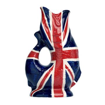 XL UK Flag Gluggle Jug