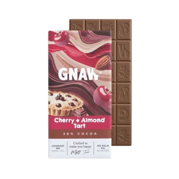 Gnaw Limited Edition Almond & Cherry Bar 80g