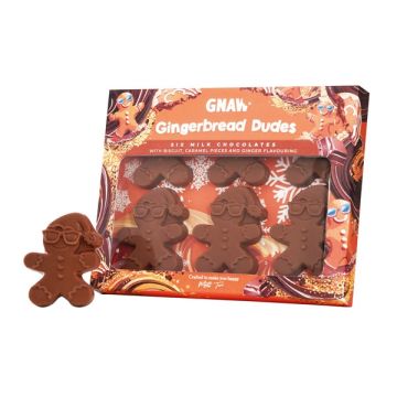 Gnaw Limited Edition Mini Gingerbread Man Gift Set 6x30g