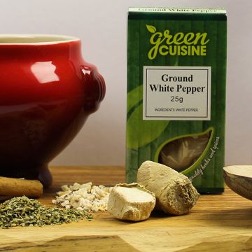 Green Cuisine Ground White Pepper 25g
