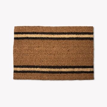 Garden Trading Hatford Stripe Doormat Large Antique Brown
