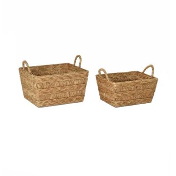 Garden Trading Bilberry Woven Basket Rectangle Set Of 2