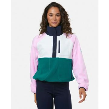 Snap Polar Fleece Baby Pink/White M