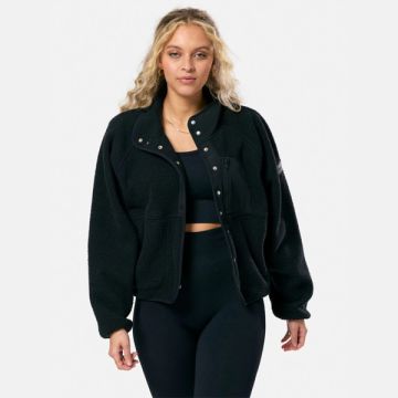 Gym + Coffee Horizon Layer Up Full Snap Black L