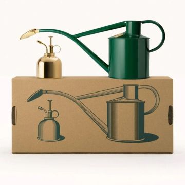 Rowley Ripple & Smethwick Spritzer Gift Set Green/Brass
