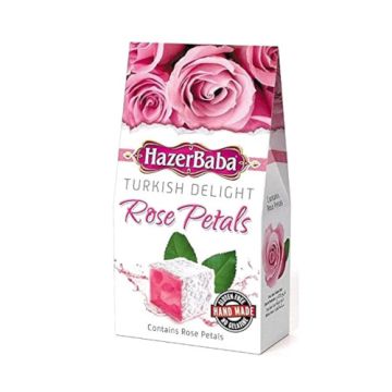 Hazerbaba Rose Petal Turkish Delight 100g