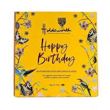 Holdsworth Happy Birthday Gift Box Yellow 110g