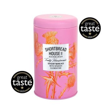 House Of Edinburgh Shortbread With Spanish Clementine Tin 140g