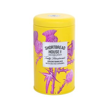 House Of Edinburgh Shortbread With Salted Caramel Tin 140g