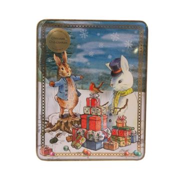 Tin Treats Beatrix Potter Deep Rectangular Tin With Biscuits 320g