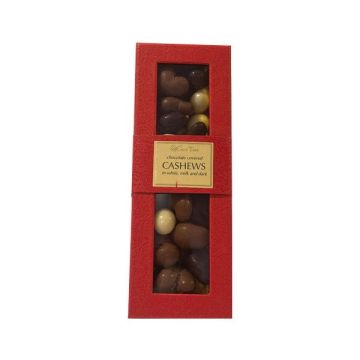 Walnut Tree Medium Cashew Nuts In White, Milk & Dark Chocolate 