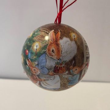 Tin Treats Beatrix Potter Bauble With Jelly Beans 40g