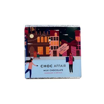 Choc Affair Milk Ski Scene Christmas Bar 30g