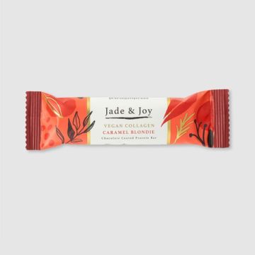 Jade & Joy Vegan Collagen Caramel Blondie Protein Bar 50g   