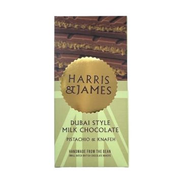 Harris & James Dubai Style Milk Chocolate Bar 100g