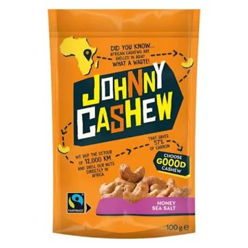 Johnny Cashew Honey Roast Cashews 100g