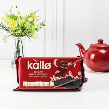 Kallo Dark Chocolate Rice Cakes Organic 90g
