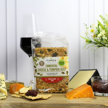 Dr Karg Emmental Cheese and Pumpkin Seed Crispbread 200g