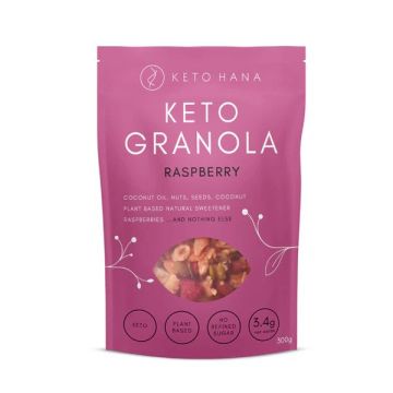 Keto Hana Raspberry Keto Granola 300g