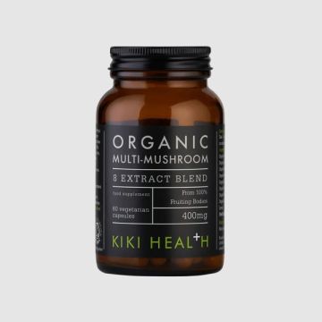 KIKI Organic Mushroom Extract 8 Multi Blend Vegicaps 60 Capsules