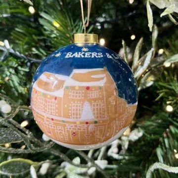 Bakers & Larners Hand Painted Bauble 2025 Edition