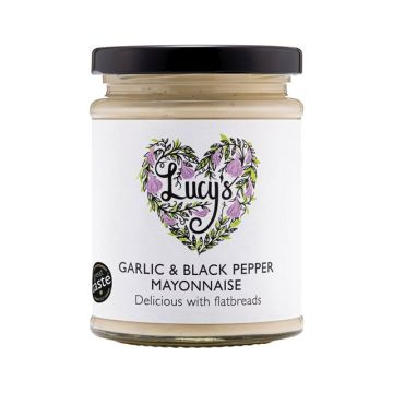 Lucy's Dressings Garlic And Black Pepper Mayonnaise 175g