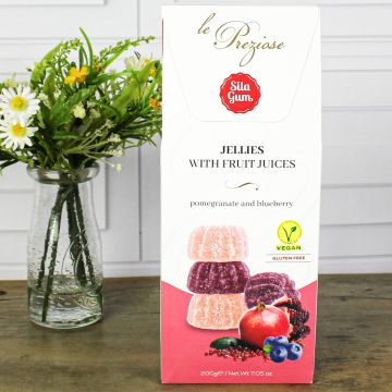 Le Preziose Pomegranate & Blueberry Fruit Jellies 200g