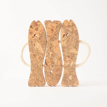 Liga Natural Cork 3 Fish Trivet