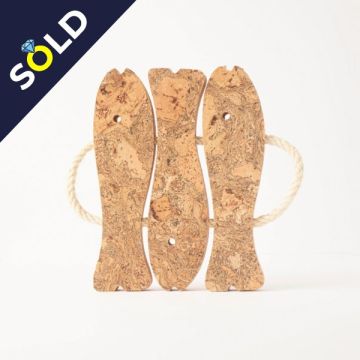 Liga Natural Cork 3 Fish Trivet