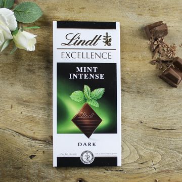 Lindt Excellence Dark Mint Intense Bar 100g
