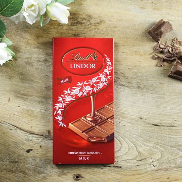 Lindt Lindor Milk Chocolate Bar 100g