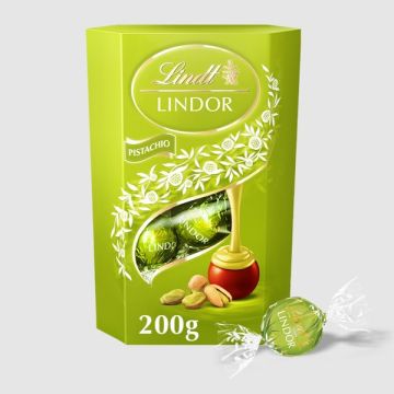 Lindt Lindor Pistachio Cornet 200g