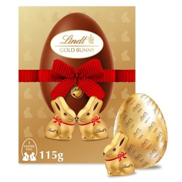 Lindt Gold Bunny Shell Egg 115g