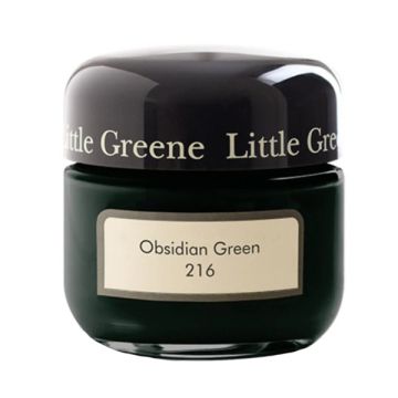 Little Greene Absolute Matt 60ml Sample Obsidian Green 216