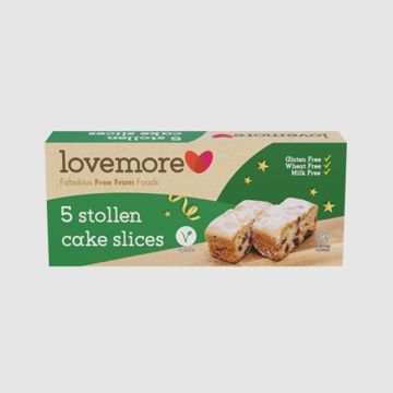 Lovemore GF 5 Stollen Cake Slices 240g