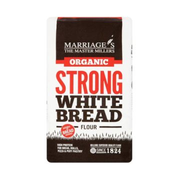 Marriages Organic Strong White Bread Flour 1kg