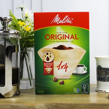 Melitta Coffee Filter Papers 40pk 1x4