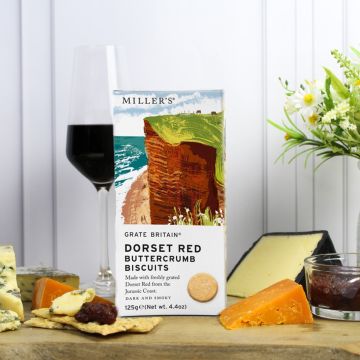Miller's Grate Britain Smoked Dorset Red Buttercrumb Biscuits 125g