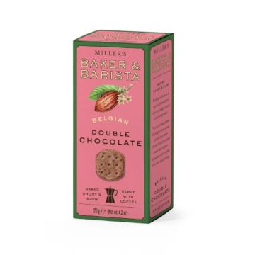 Baker & Barista Belgian Double Chocolate Biscuits 120g