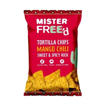 Mister Free'd Organic Tortilla Chips With Mango Chili 135g