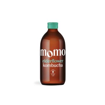 Momo Kombucha Organic Elderflower Kombucha 330ml