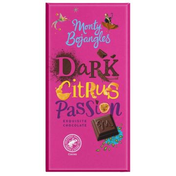 Monty Bojangles Dark Citrus Passion Bar 150g