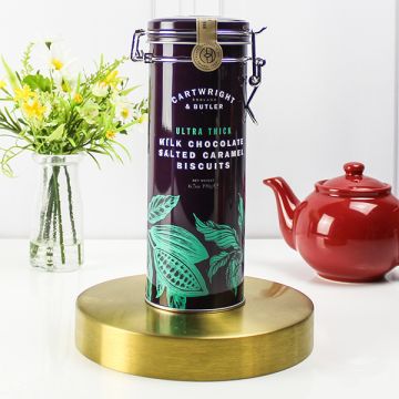 Cartwright & Butler Ultra Thick Milk Chocolate Salted Caramel Biscuits 190g