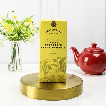 Cartwright & Butler Triple Choc Chunk Biscuits Carton 200g