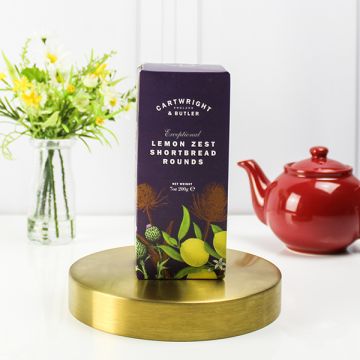 Cartwright & Butler Lemon Zest Shortbread Rounds Carton 200g