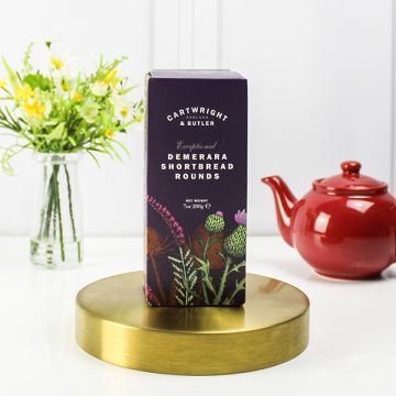 Cartwright & Butler Demerara Shortbread Rounds Carton 200g