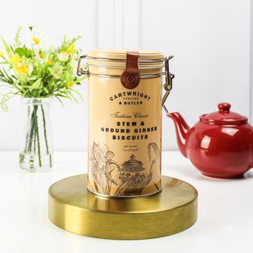 Cartwright & Butler Stem Ginger Biscuits Tin 200g