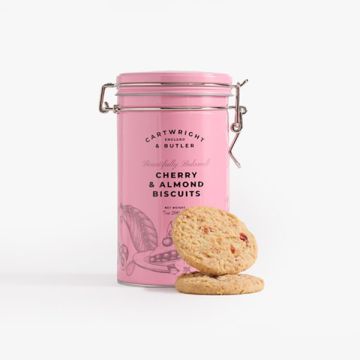 Cartwright & Butler Cherry & Almond Biscuit Tin 200g