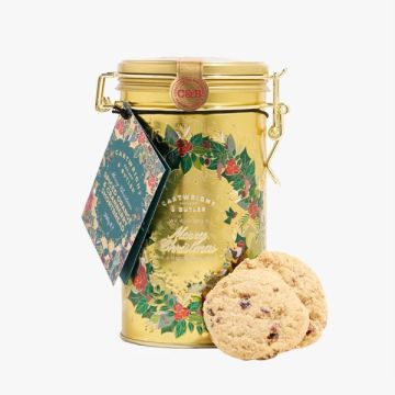 Cartwright & Butler Spiced Orange & Cranberry Shortbreads Tin 200g